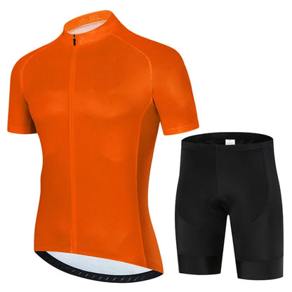 Cycling Jersey and Bib Shorts Set 