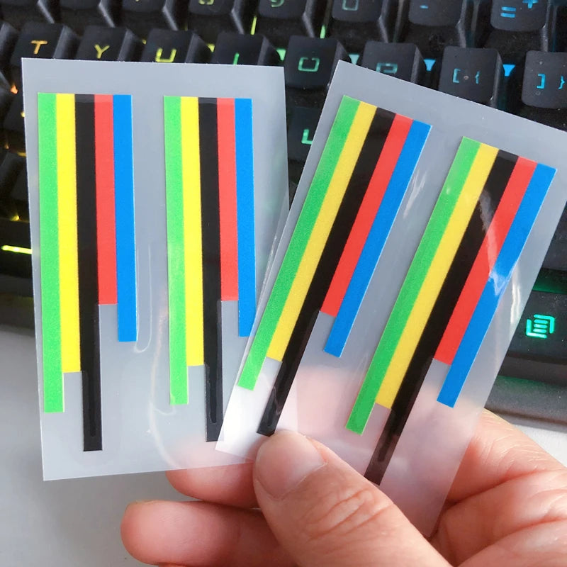 2PCS Rainbow Sticker Waterproof