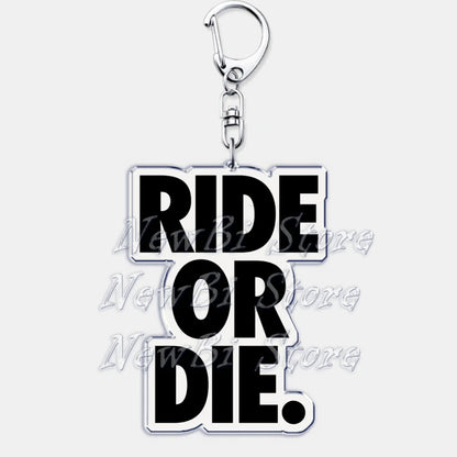 Ride or Die Schlüsselanhänger-Modelle 