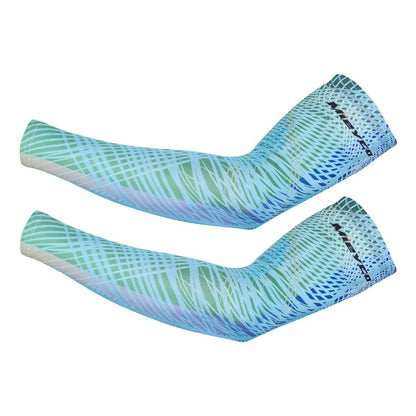UV Sun Protection Cycling Arm Sleeves – Icy Silk | 16 Designs | S–3XL