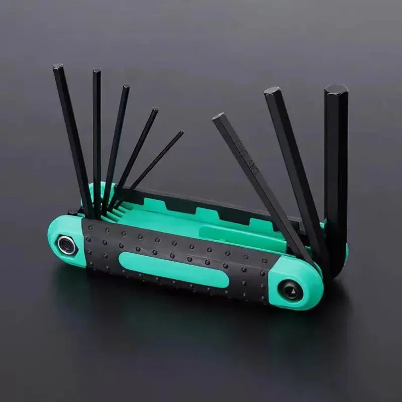 8pcs Portable Folding Socket Wrench Set