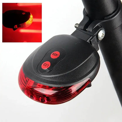 Luces traseras láser para bicicletas