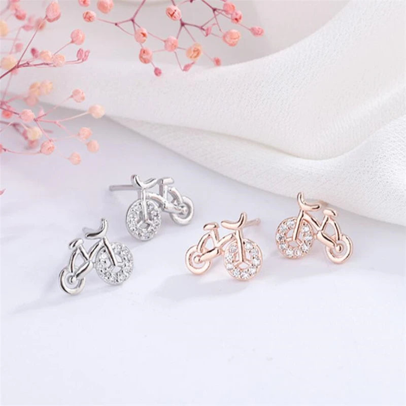 Mini Stylish Bike Earring for Men 