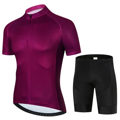 Cycling Jersey and Bib Shorts Set 
