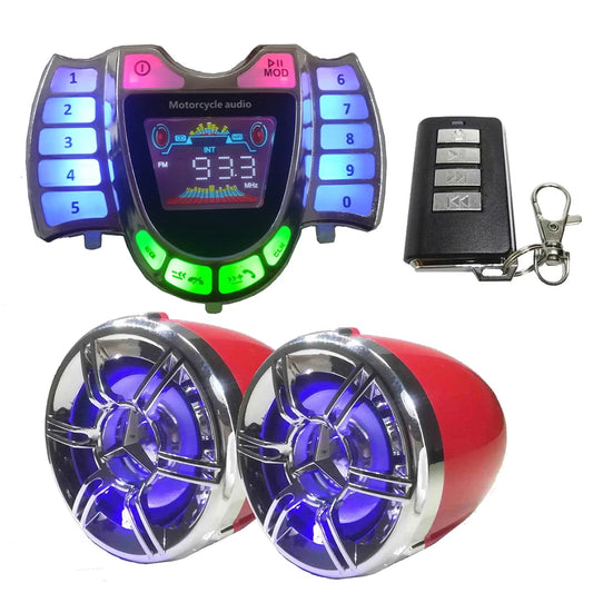 Motorrad -Bluetooth -Audiosystem