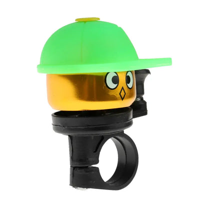 Novelty Hat Bike Bell – Aluminium | Clear Ring | Fits 22.2mm | 3 Colours