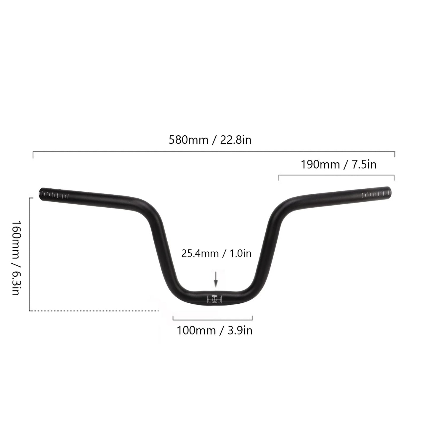 Extra Long Aluminum Handlebar 