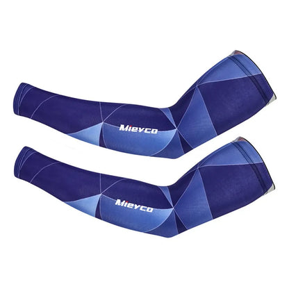 UV Sun Protection Cycling Arm Sleeves – Icy Silk | 16 Designs | S–3XL