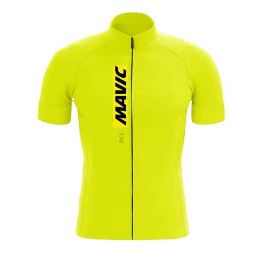 Men’s Cycling Jersey Short Sleeve – Breathable Full Zip Road MTB