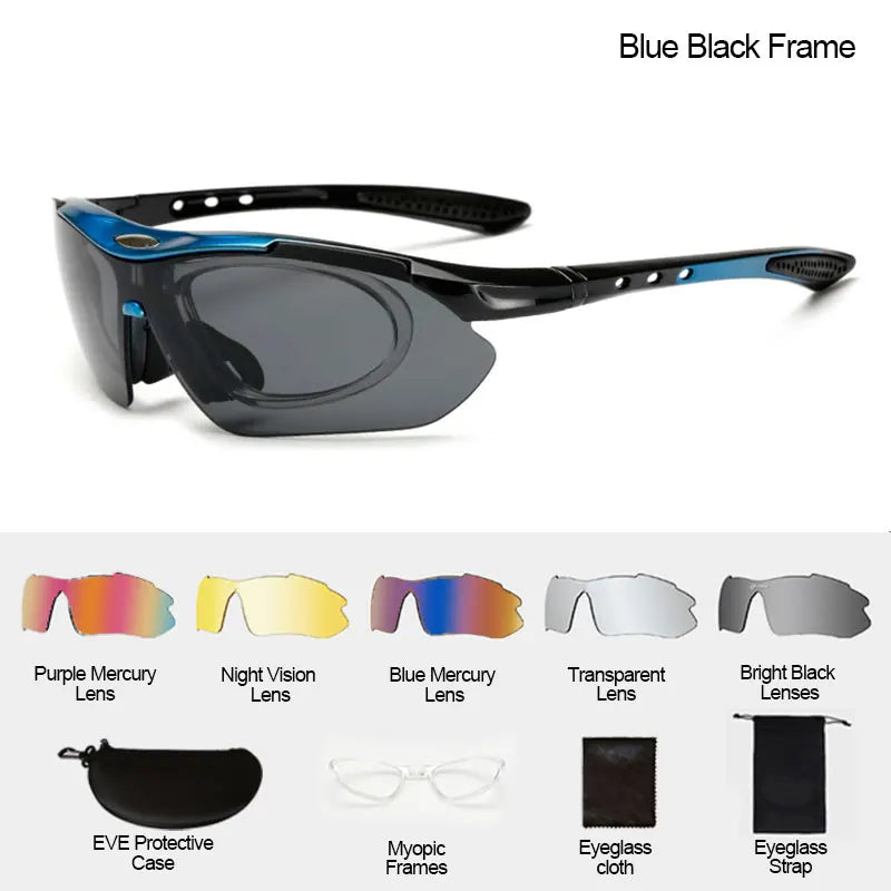 Multi-Lens Cycling Sunglasses