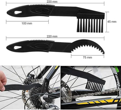 Set Bicycle Cleaning Tool Set Brush Kit 
