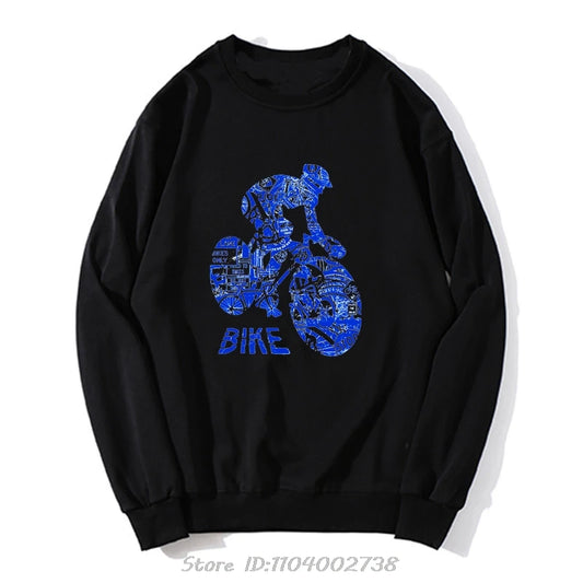 Cyclist Printed Hoodie 