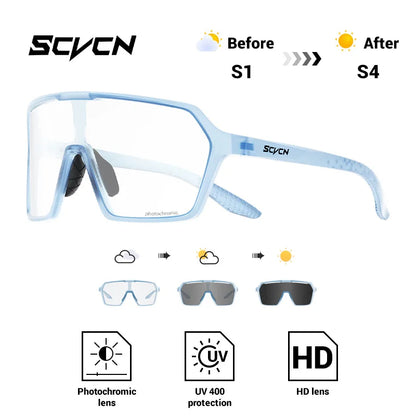 Ultra-Light Photochromic Sports Sunglasses