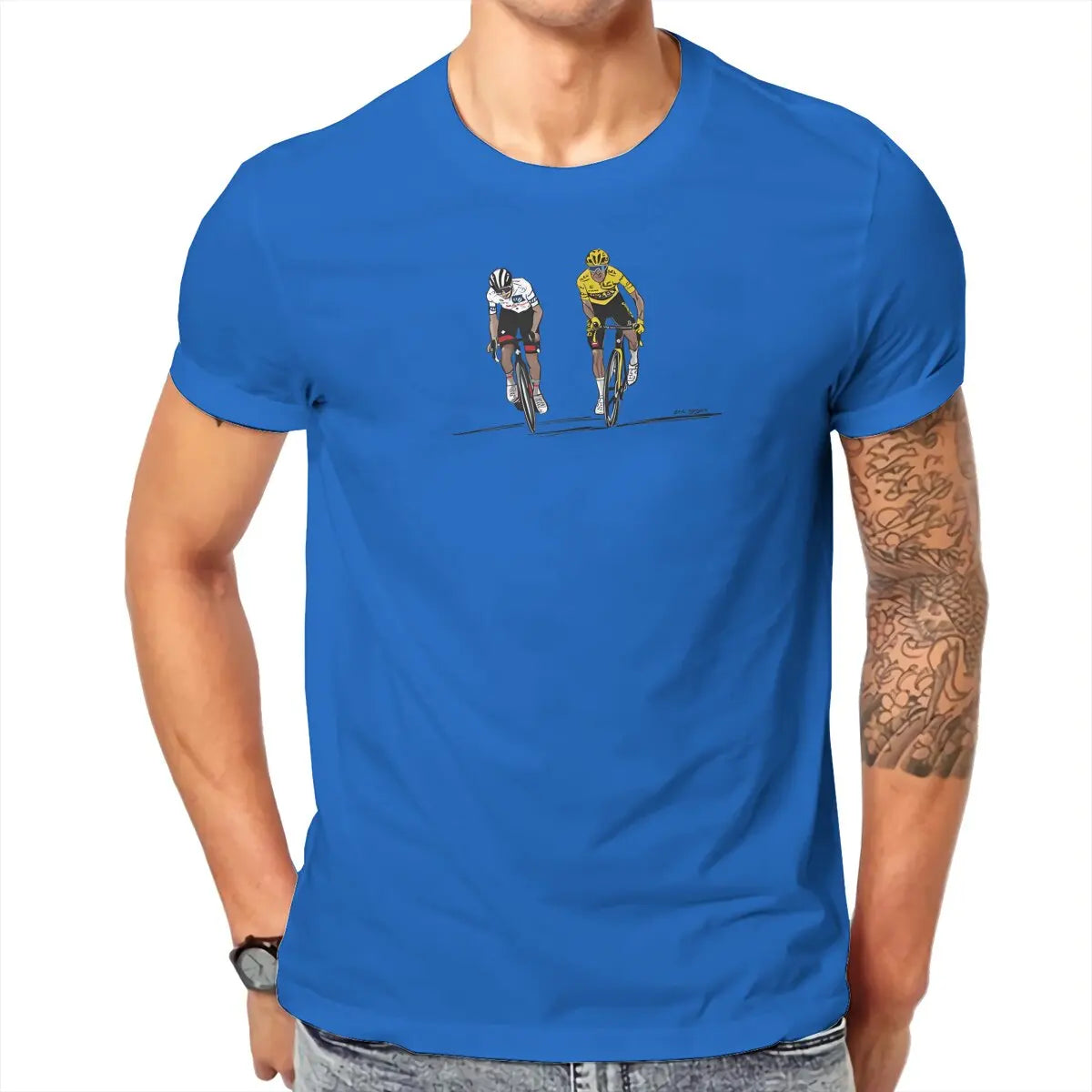 Camicia grafica classica da ciclista