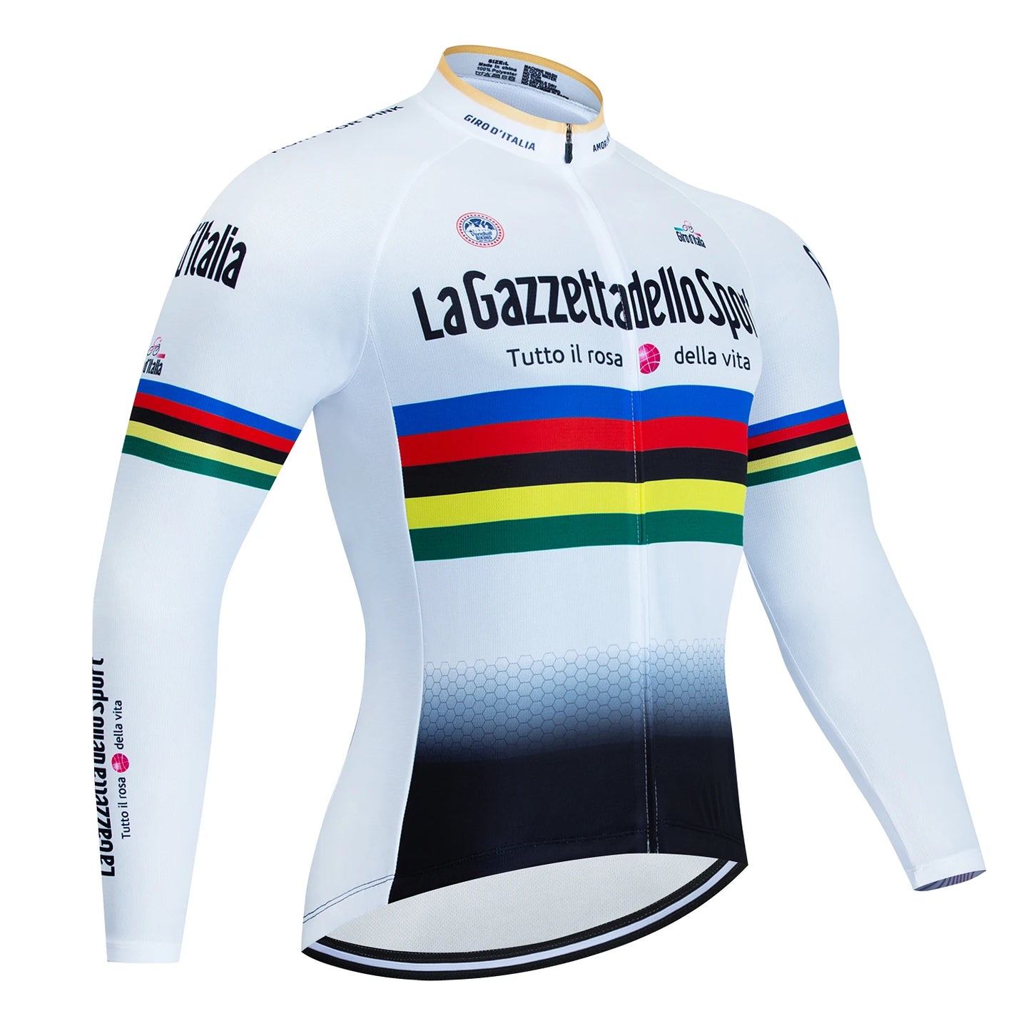 Langarm -Radsporttrikot