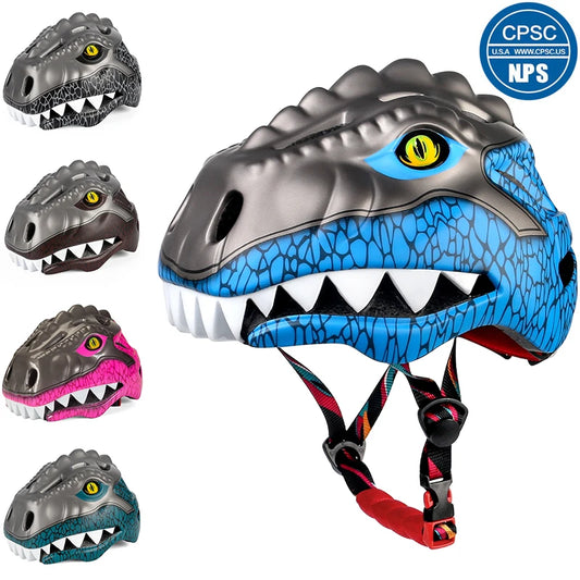 T-Rex-Fahrradhelm des Kindes