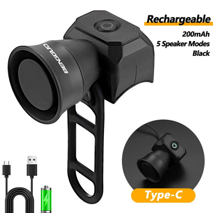 Rechargeable 120dB Bicycle Horn