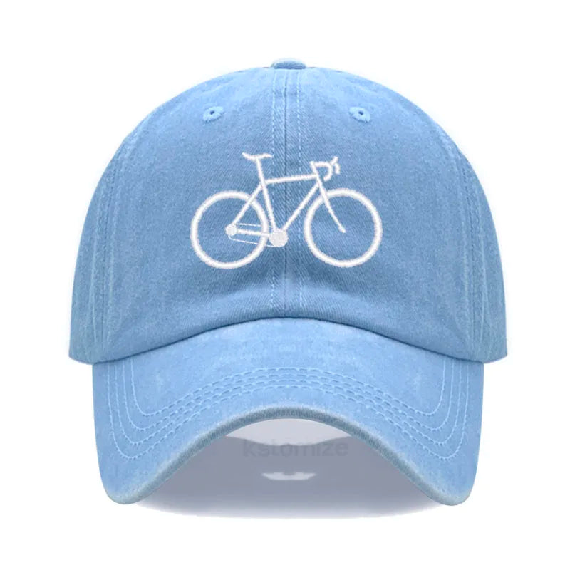 Fahrrad-Baseballmütze aus Baumwolle