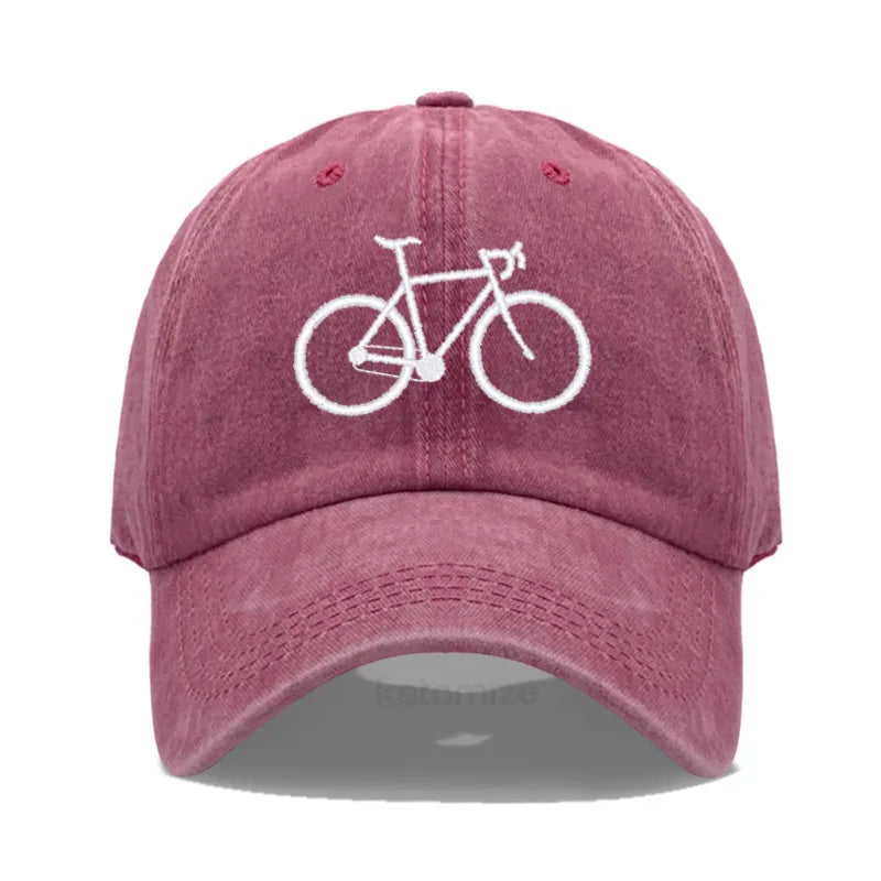 Fahrrad-Baseballmütze aus Baumwolle