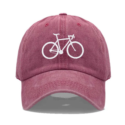 Fahrrad-Baseballmütze aus Baumwolle