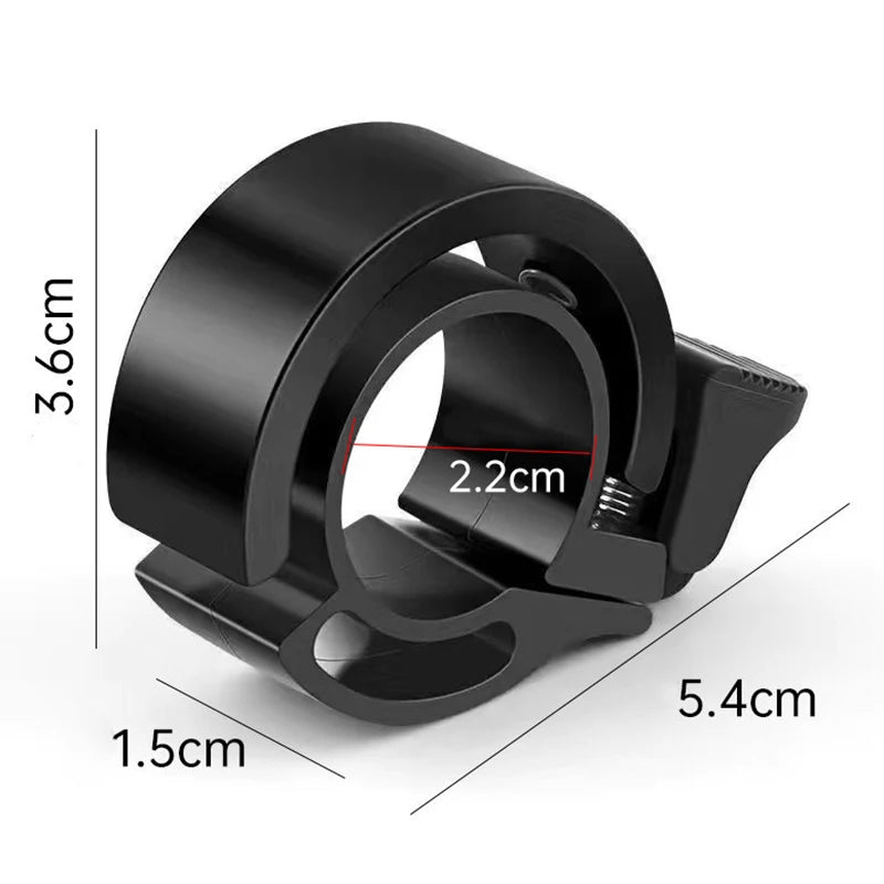 Invisible Aluminium Bicycle Bell – Universal Handlebar Fit