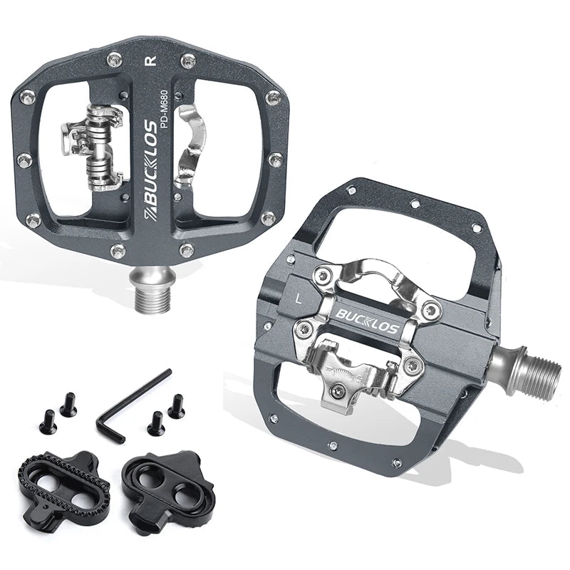 Dual-Sided SPD & Flat Bike Pedals