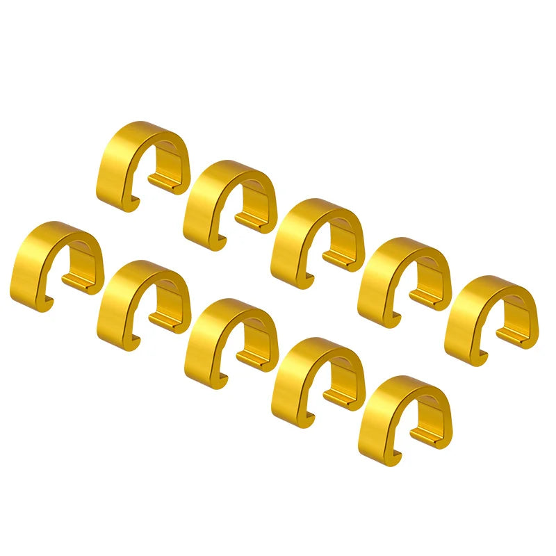 10Pcs Bicycle Frame U Buckle for Brake Cable 