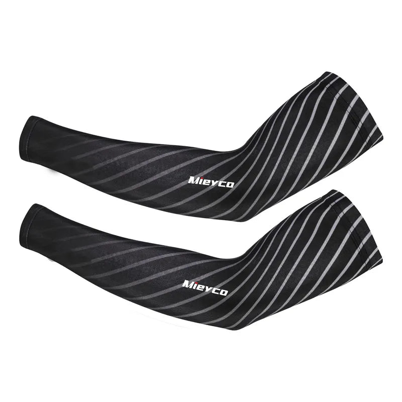 UV Protection Cycling Arm Sleeves – Breathable Ice Silk, Unisex