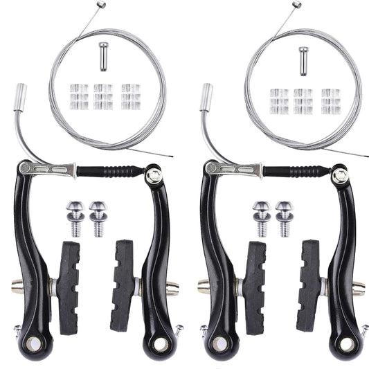 2-teiliges Fahrrad-V-Bremsen-Set aus Aluminiumlegierung 