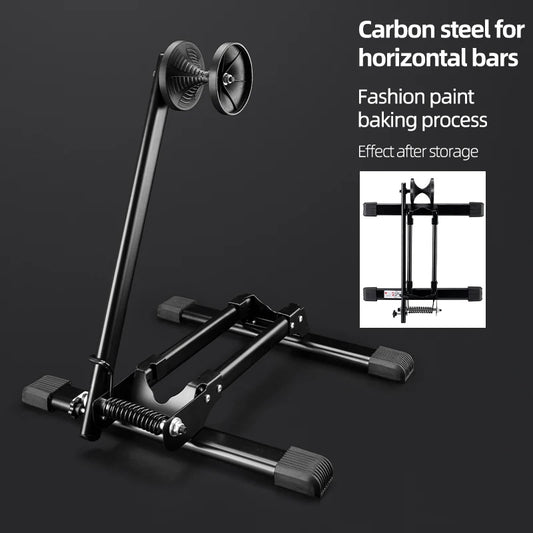 Indoor Bicycle Parking Stand – Floor Storage Rack for Road & MTB