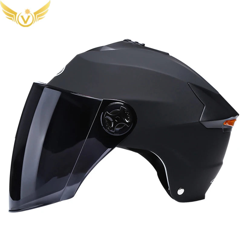 Dual Lens LED Motorcycle Helmet