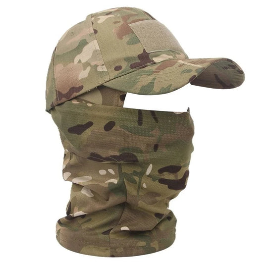 Tactical Balaclava & Cap Set – Full Face Sun Protection