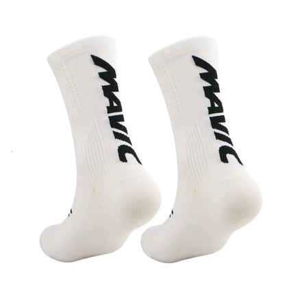 Compression Cycling Socks – Mid Tube, Polyester-Nylon Blend, 8 Colors (Size 37–44)