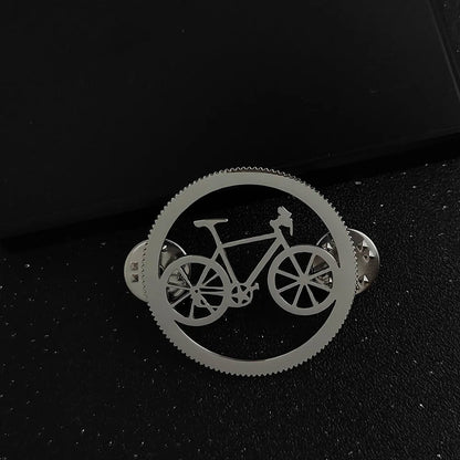 Fashion Bicycle Shape Brooch Men 