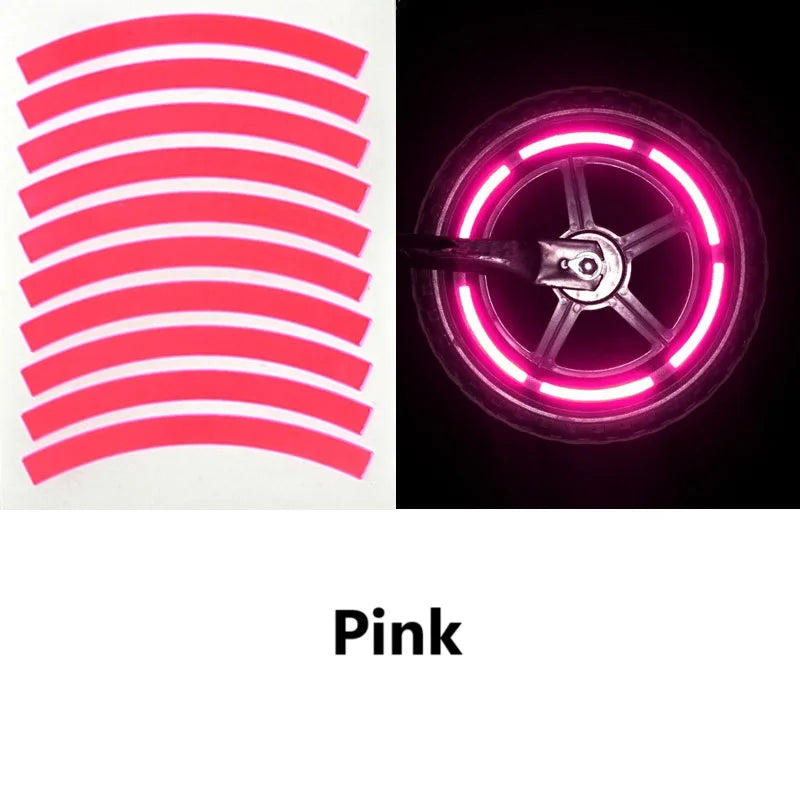 Bicycle Wheel Rim Reflective Stickers