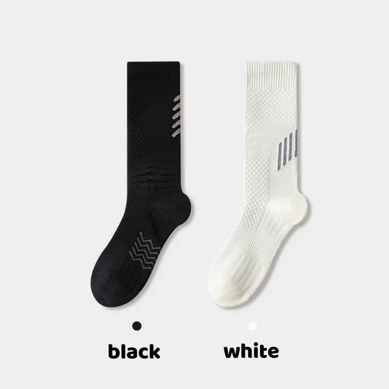 2 Pairs Cycling Socks High-Elasticity