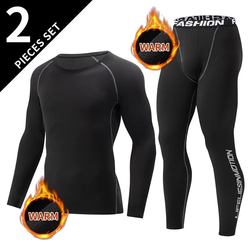 2-Piece Men's Thermal Compression Set