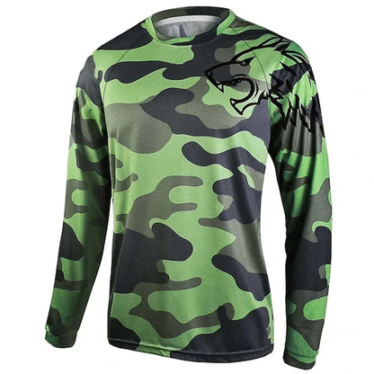 Men’s Downhill Long Sleeved Bicycle Jersey