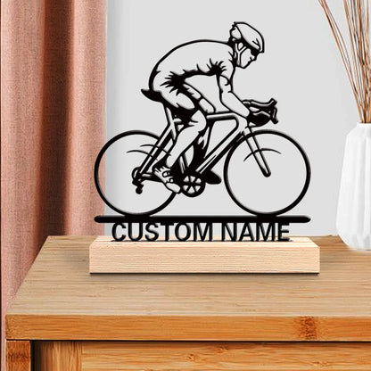 Cycliste de route personnalisé Metal Sig