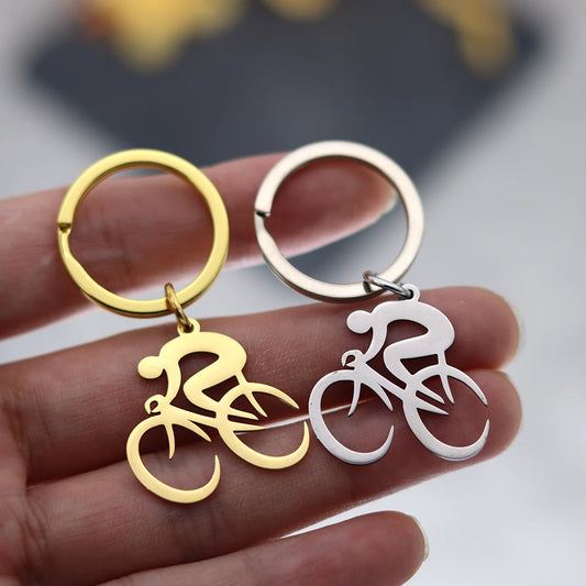 Bicycle Chrome Keychain 