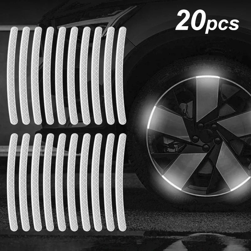 20/40pcs Bicycle Reflective Sticker for Wheels 