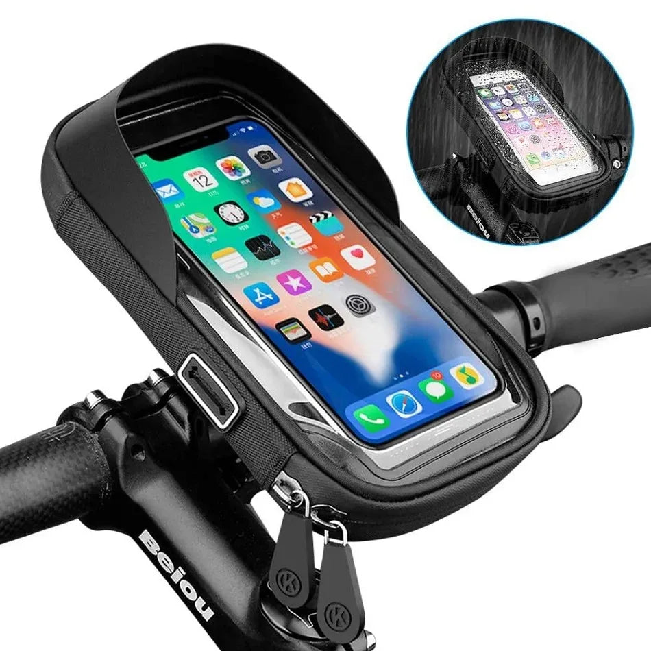 Support de téléphone pour sac de vélo étanche
