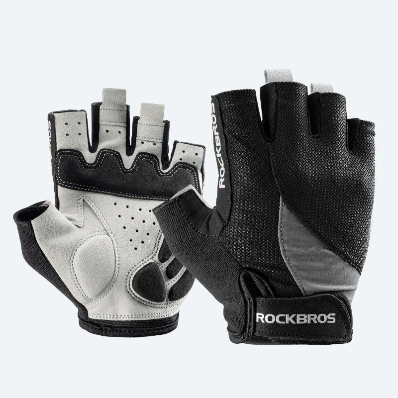 Comfort Grip Fingerless Cycling Gloves