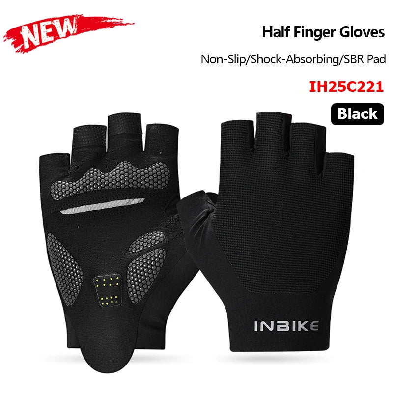 Breathable Fingerless Cycling Gloves