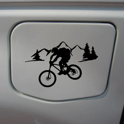 Adesivo per appassionati di ciclismo MTB