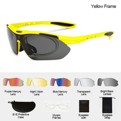 Multi-Lens Cycling Sunglasses