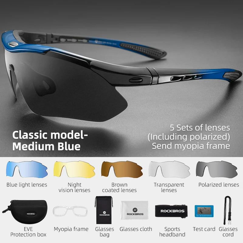 Cycling Glasses Set