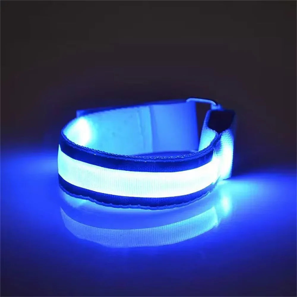 Juego de 2/4 piezas de brazalete luminoso con luz LED