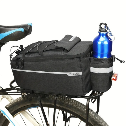 13L Waterproof Bike Rear Bag – Bicycle Pannier with Rain Cover