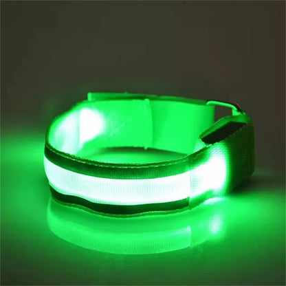 Juego de 2/4 piezas de brazalete luminoso con luz LED